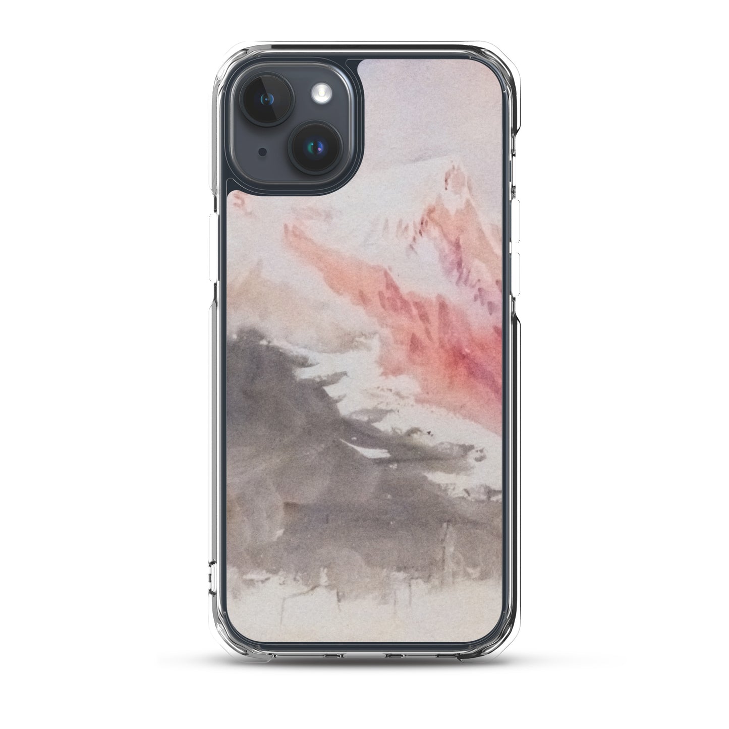 iPhoneケース|ジョセフ・マロード・ウィリアム・ターナー: 上空から見たモンブランとボッソン氷河