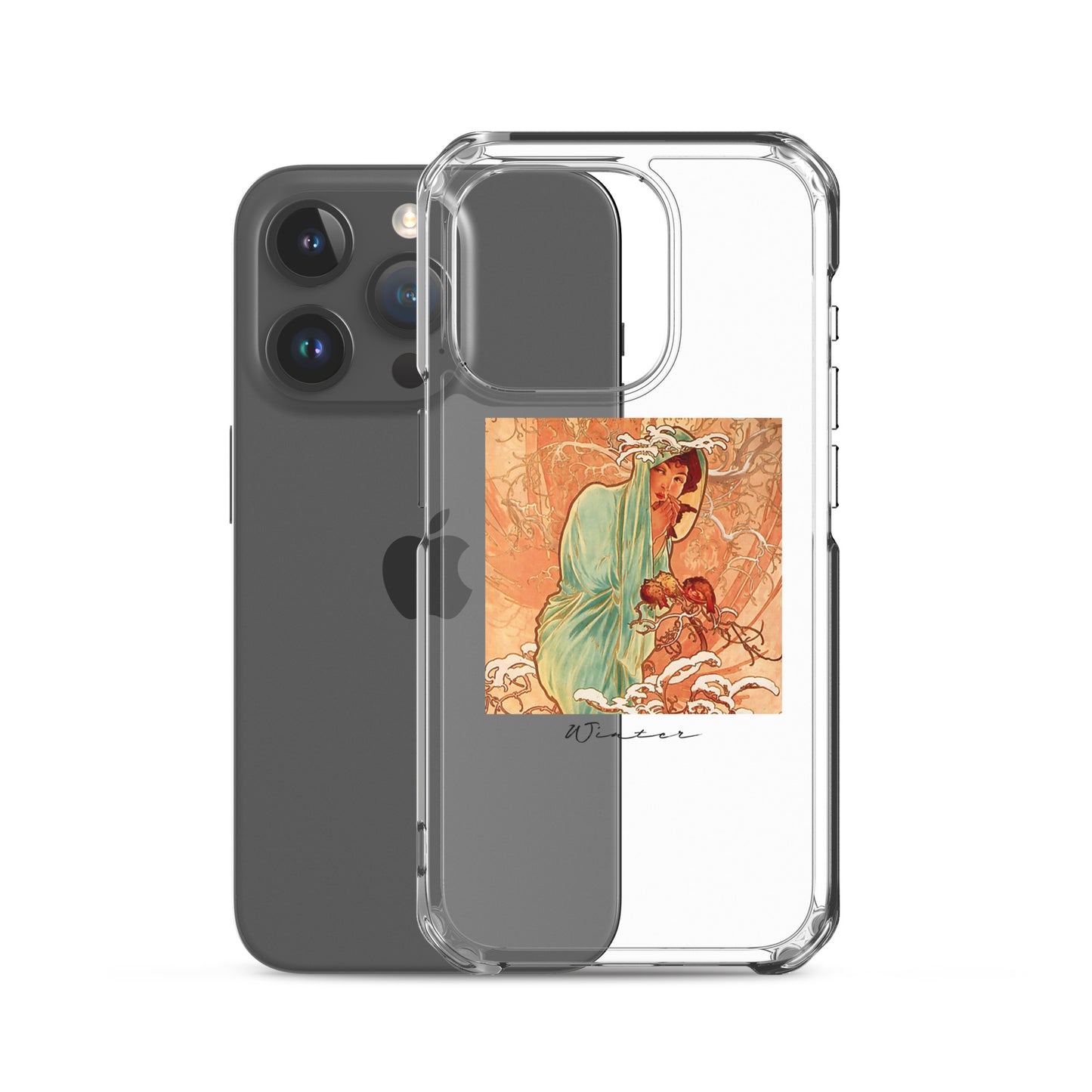 iPhoneケース|ミュシャ:冬