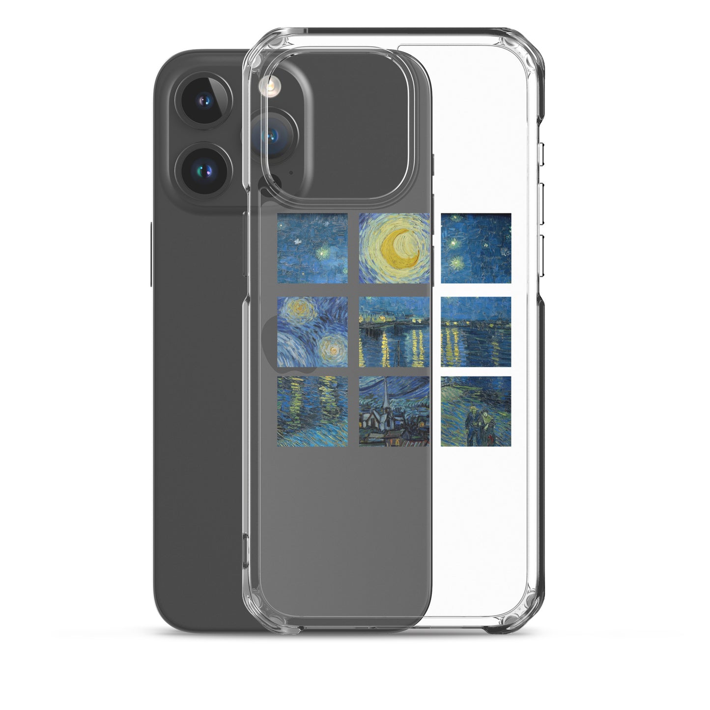 iPhoneケース|ゴッホ:星月夜/ローヌ川の星月夜