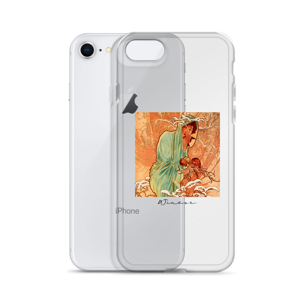 iPhoneケース|ミュシャ:冬