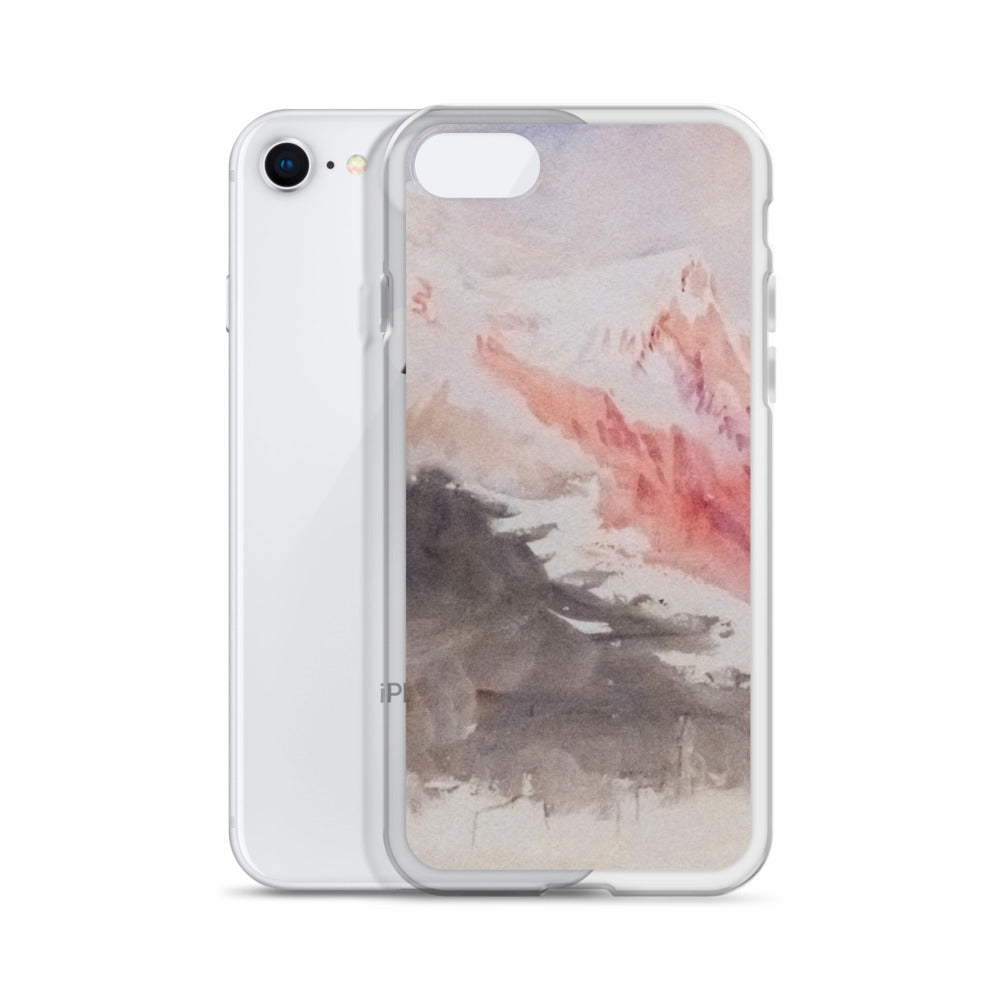 iPhoneケース|ジョセフ・マロード・ウィリアム・ターナー: 上空から見たモンブランとボッソン氷河