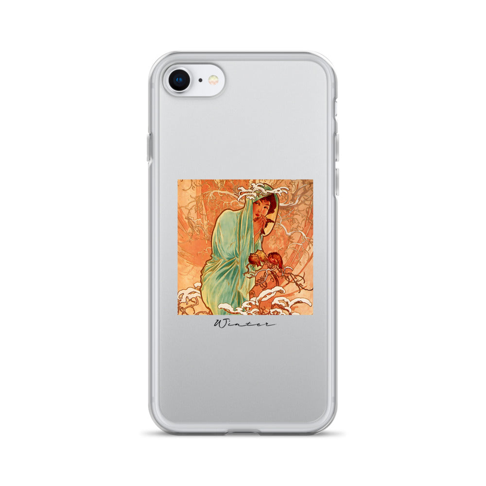 iPhoneケース|ミュシャ:冬