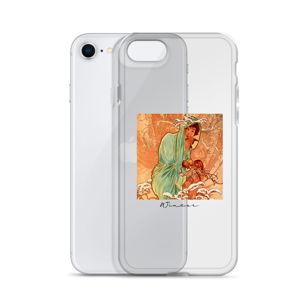 iPhoneケース|ミュシャ:冬