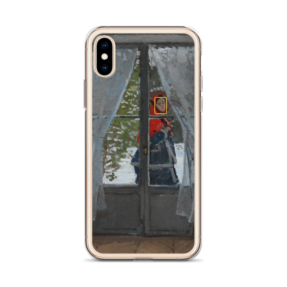 iPhoneケース|モネ:赤いハンカチ