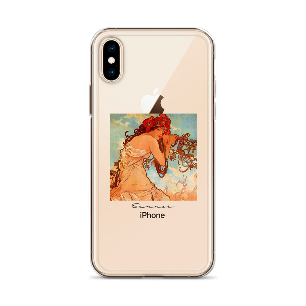 iPhoneケース|ミュシャ:夏