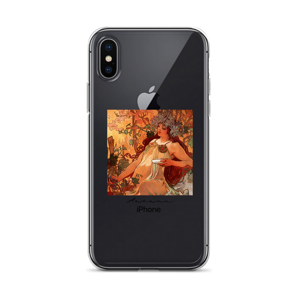 iPhoneケース|ミュシャ:秋