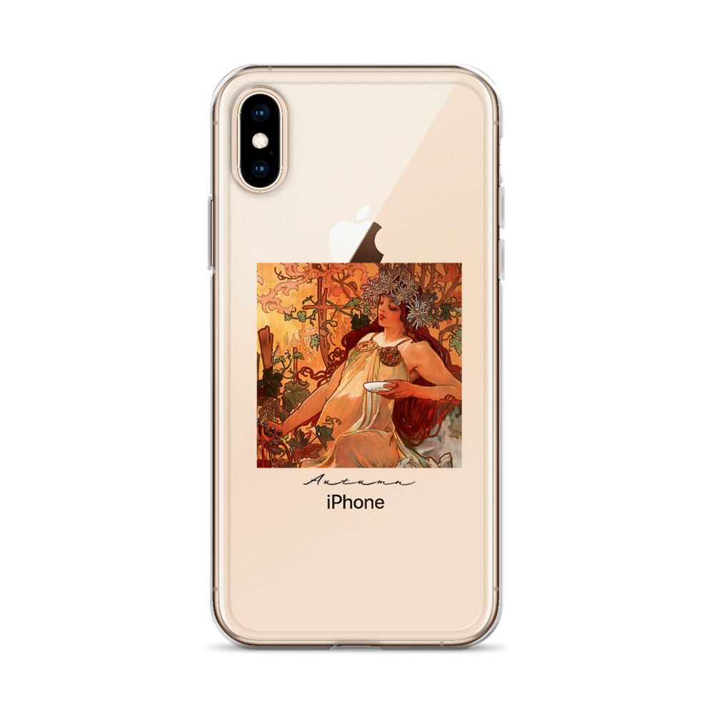 iPhoneケース|ミュシャ:秋