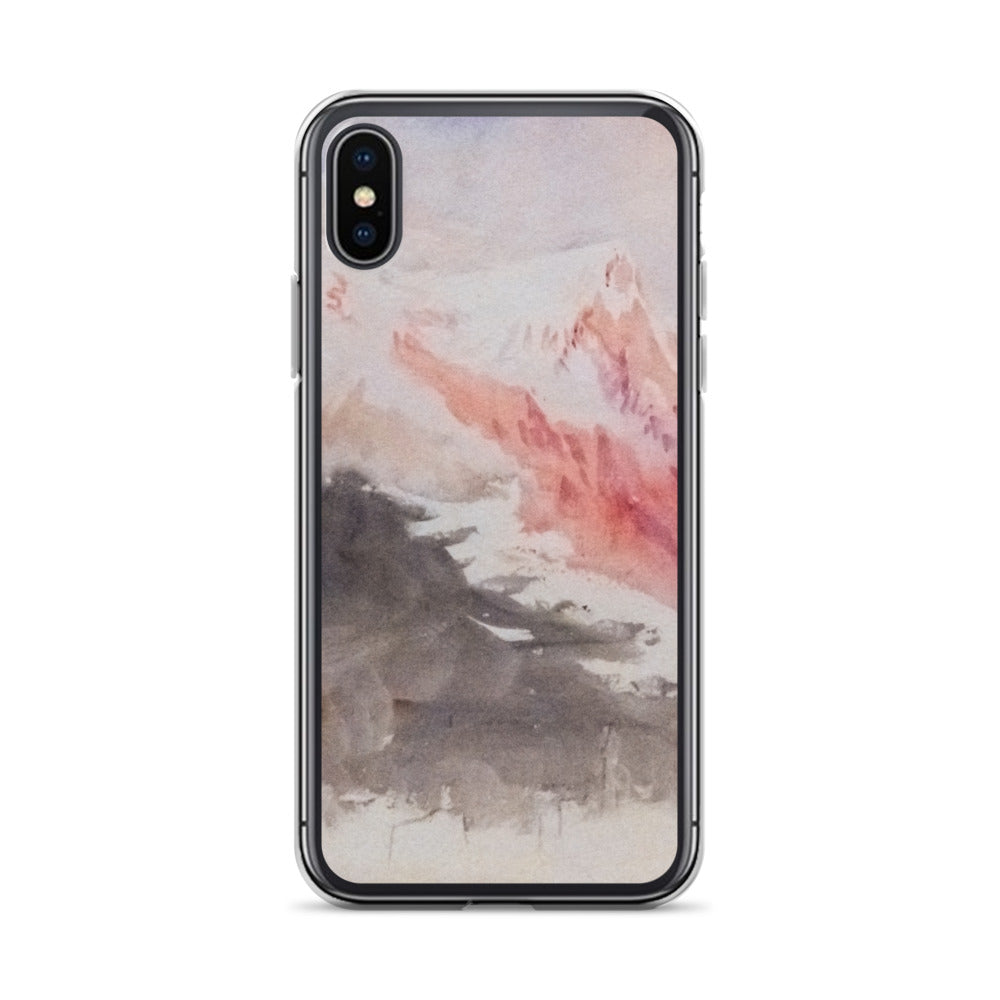 iPhoneケース|ジョセフ・マロード・ウィリアム・ターナー: 上空から見たモンブランとボッソン氷河