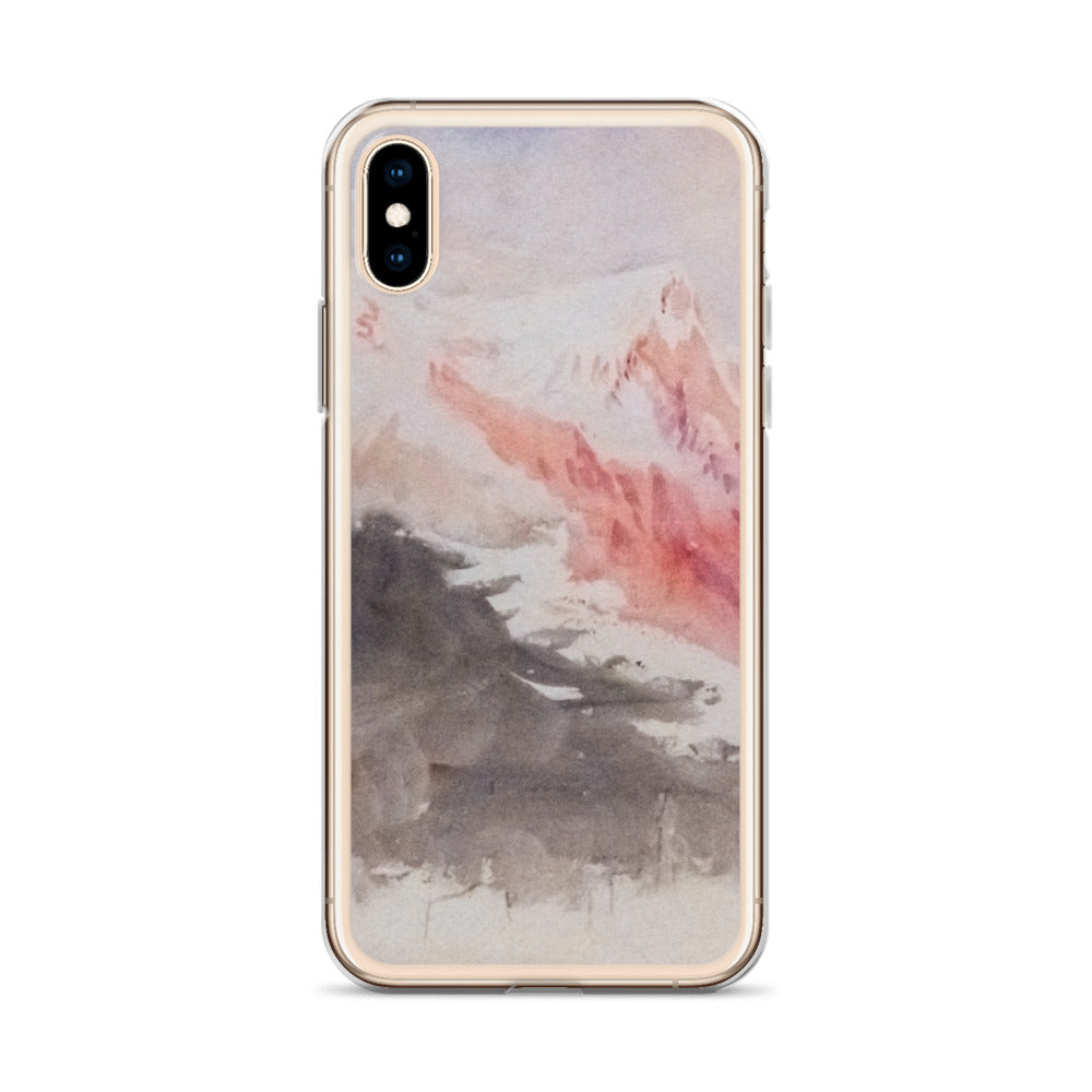 iPhoneケース|ジョセフ・マロード・ウィリアム・ターナー: 上空から見たモンブランとボッソン氷河