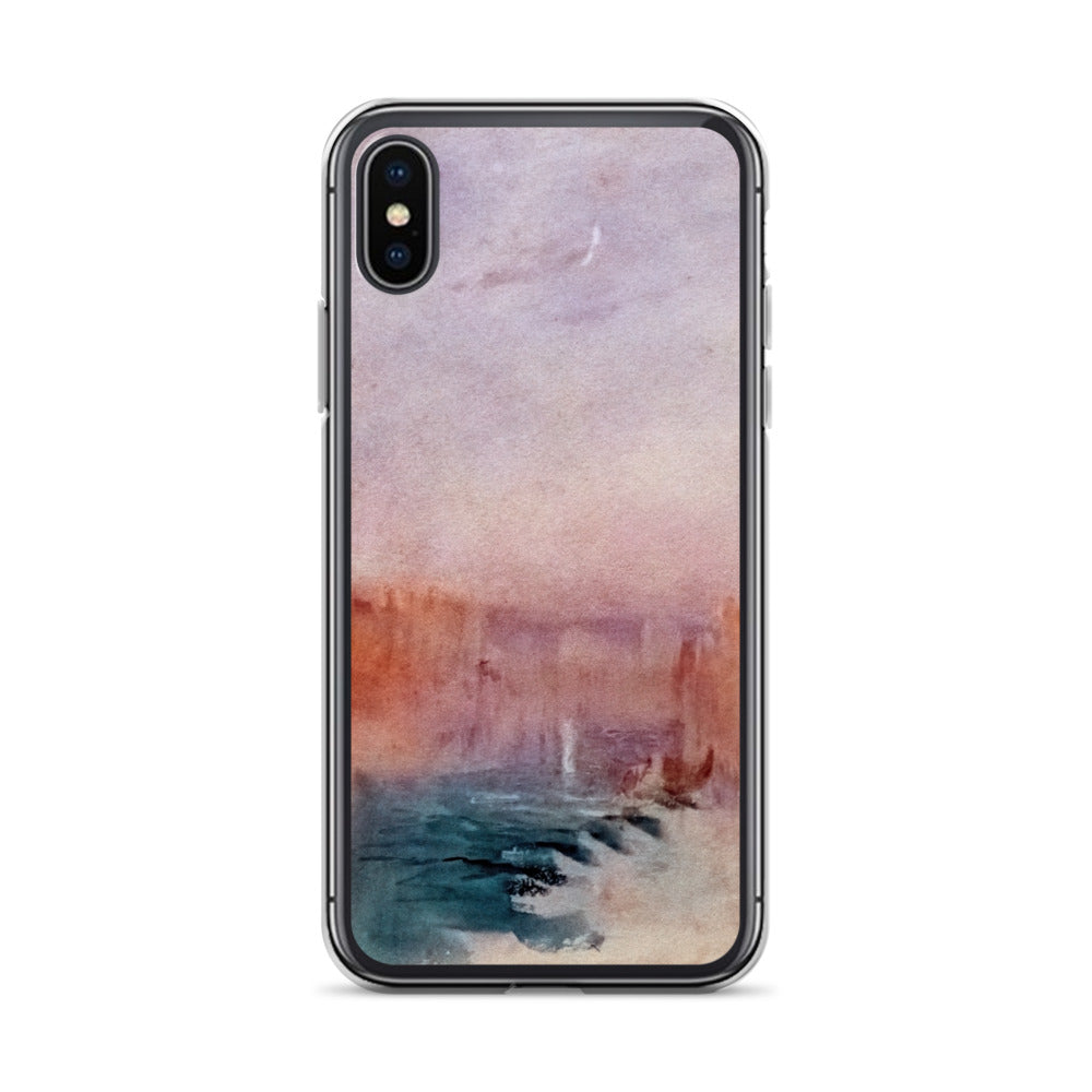 iPhoneケース|ジョセフ・マロード・ウィリアム・ターナー: スキアヴォーニ川沿いからの夕日
