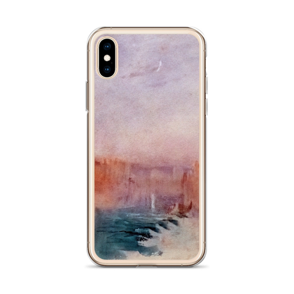 iPhoneケース|ジョセフ・マロード・ウィリアム・ターナー: スキアヴォーニ川沿いからの夕日