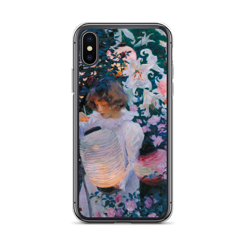 iPhoneケース|ジョン・シンガー・サージェント:カーネーション、リリー、リリー、ローズ