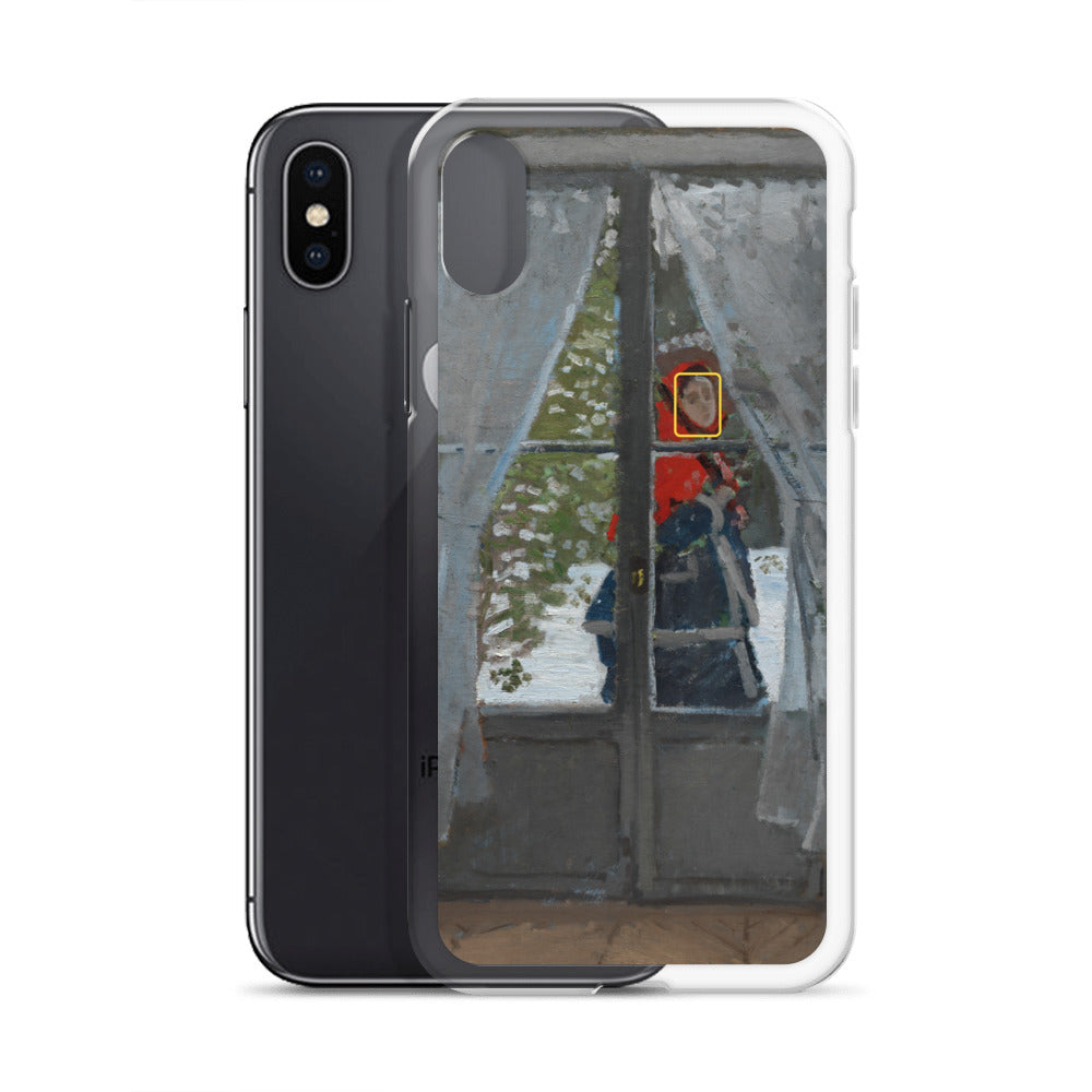 iPhoneケース|モネ:赤いハンカチ