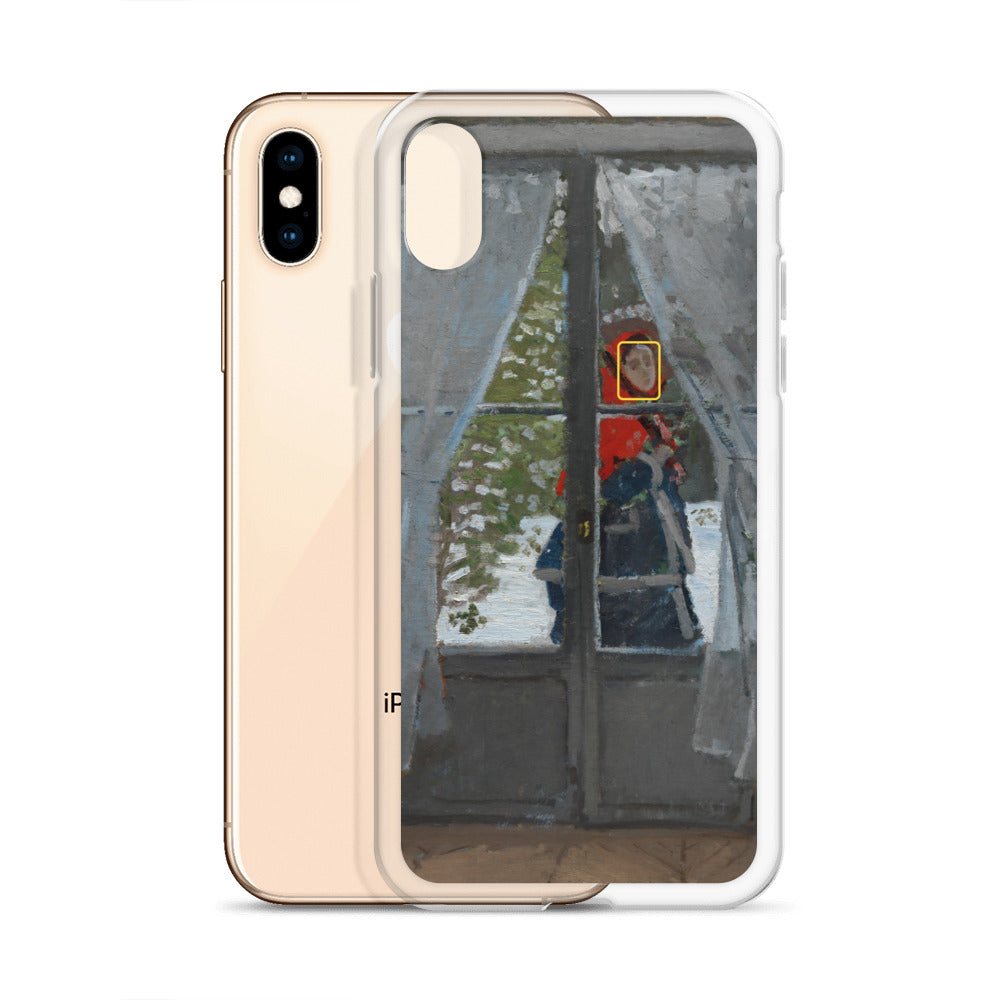 iPhoneケース|モネ:赤いハンカチ