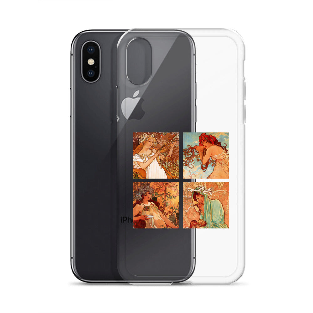 iPhoneケース|ミュシャ:四季