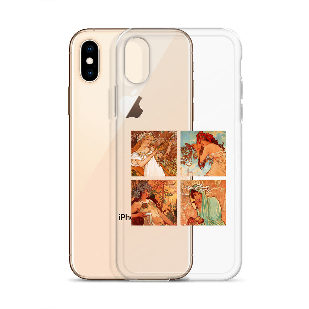 iPhoneケース|ミュシャ:四季