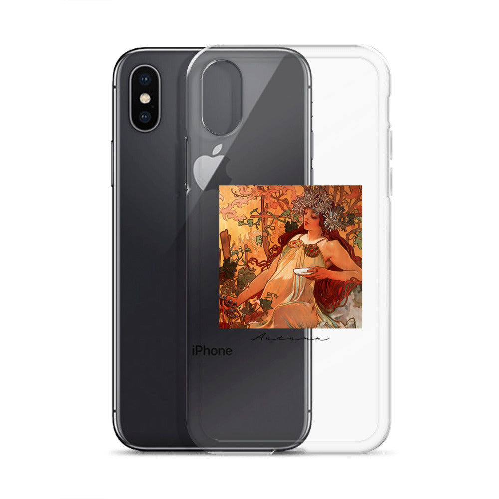 iPhoneケース|ミュシャ:秋