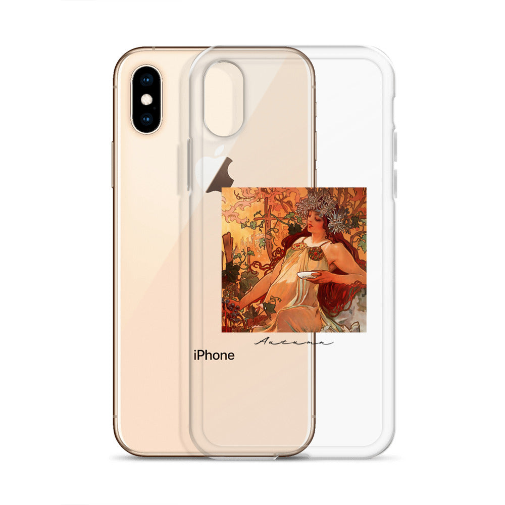 iPhoneケース|ミュシャ:秋
