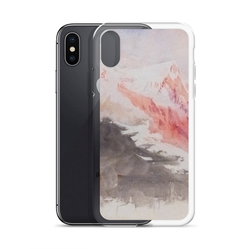 iPhoneケース|ジョセフ・マロード・ウィリアム・ターナー: 上空から見たモンブランとボッソン氷河