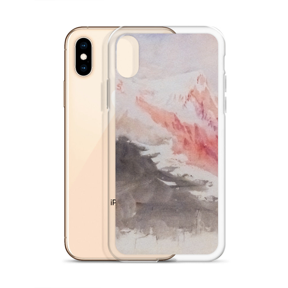 iPhoneケース|ジョセフ・マロード・ウィリアム・ターナー: 上空から見たモンブランとボッソン氷河