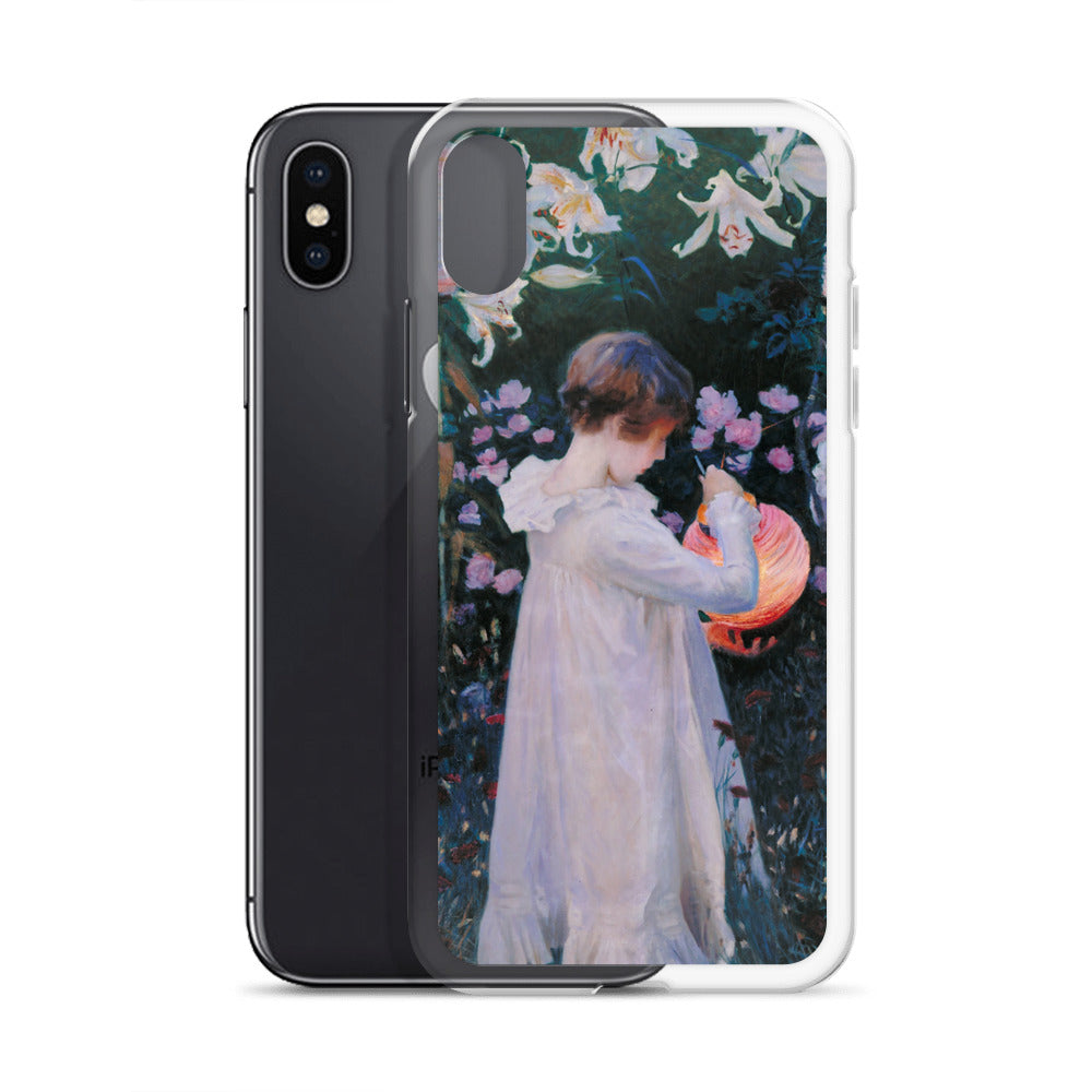 iPhoneケース|ジョン・シンガー・サージェント:カーネーション、リリー、リリー、ローズ
