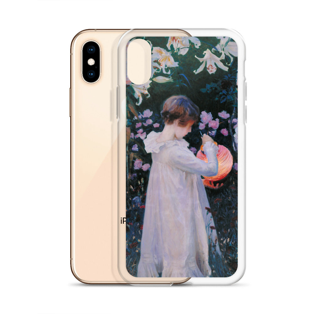 iPhoneケース|ジョン・シンガー・サージェント:カーネーション、リリー、リリー、ローズ