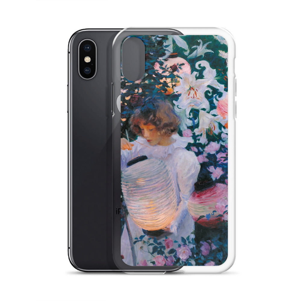 iPhoneケース|ジョン・シンガー・サージェント:カーネーション、リリー、リリー、ローズ