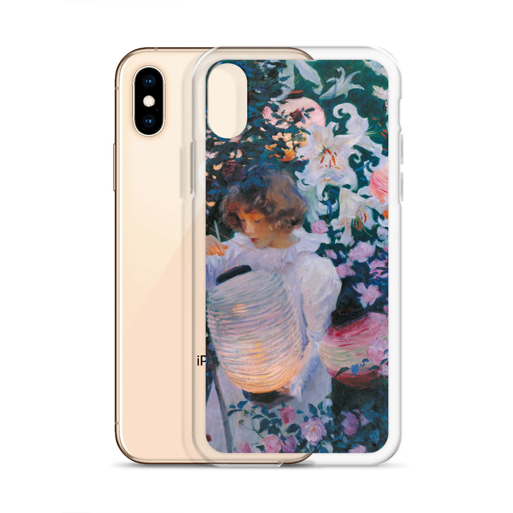 iPhoneケース|ジョン・シンガー・サージェント:カーネーション、リリー、リリー、ローズ