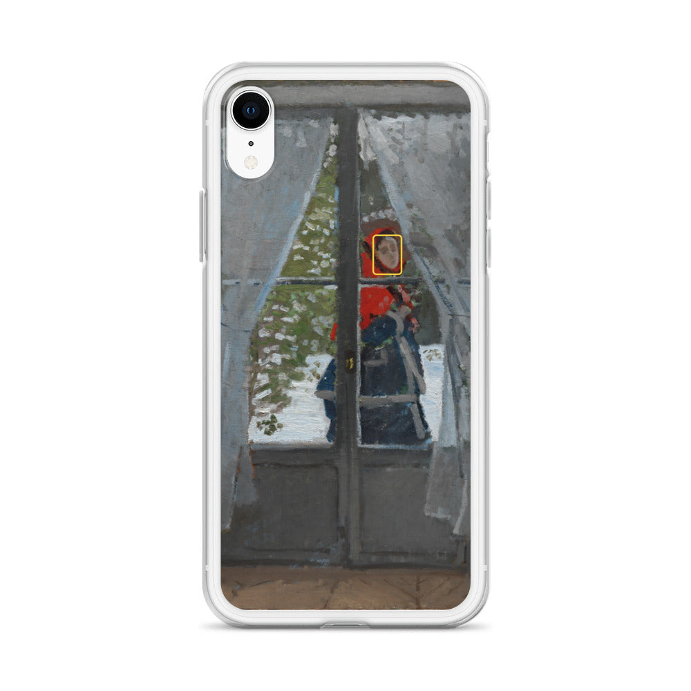 iPhoneケース|モネ:赤いハンカチ