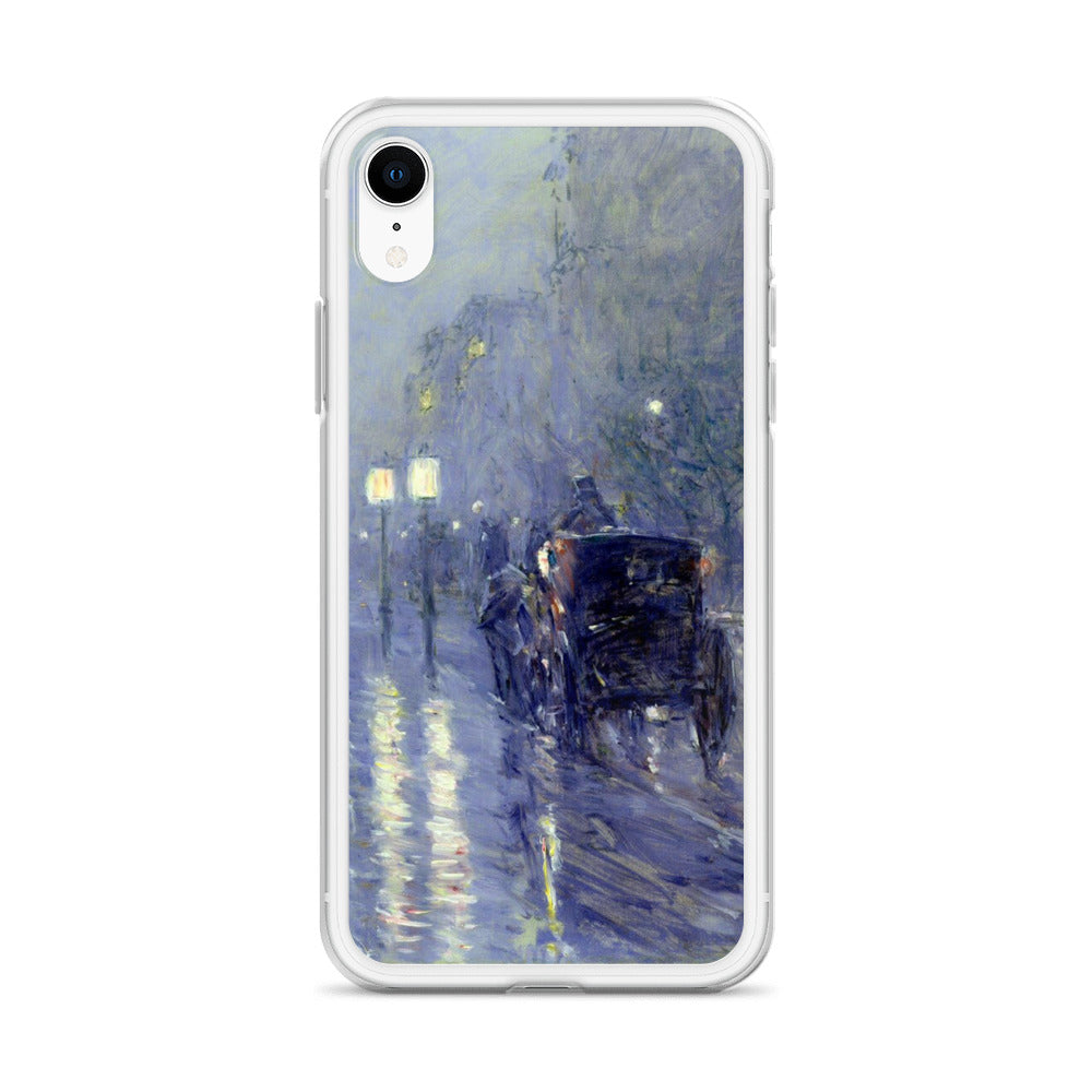 iPhoneケース|チャイルド・ハッサム:雨の夜