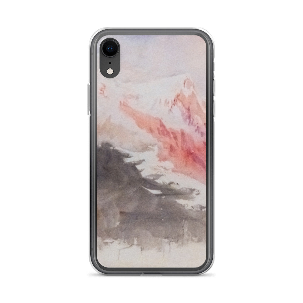 iPhoneケース|ジョセフ・マロード・ウィリアム・ターナー: 上空から見たモンブランとボッソン氷河