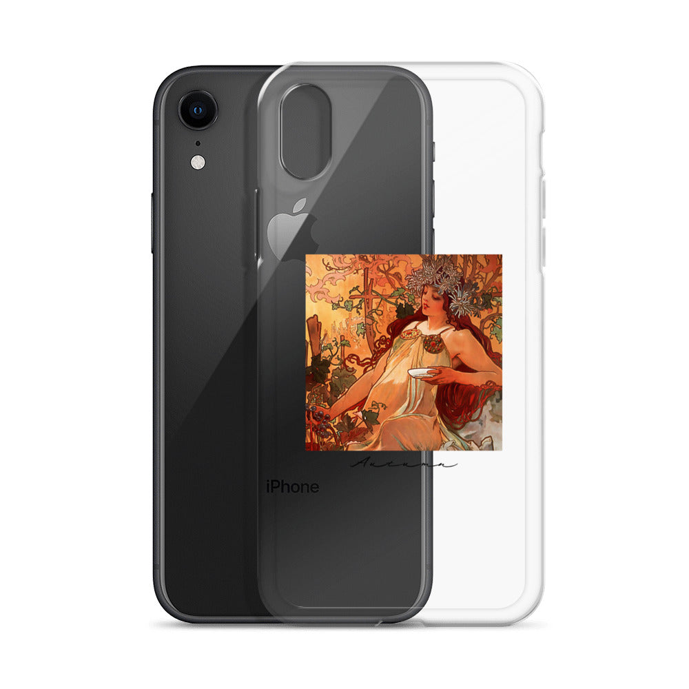 iPhoneケース|ミュシャ:秋