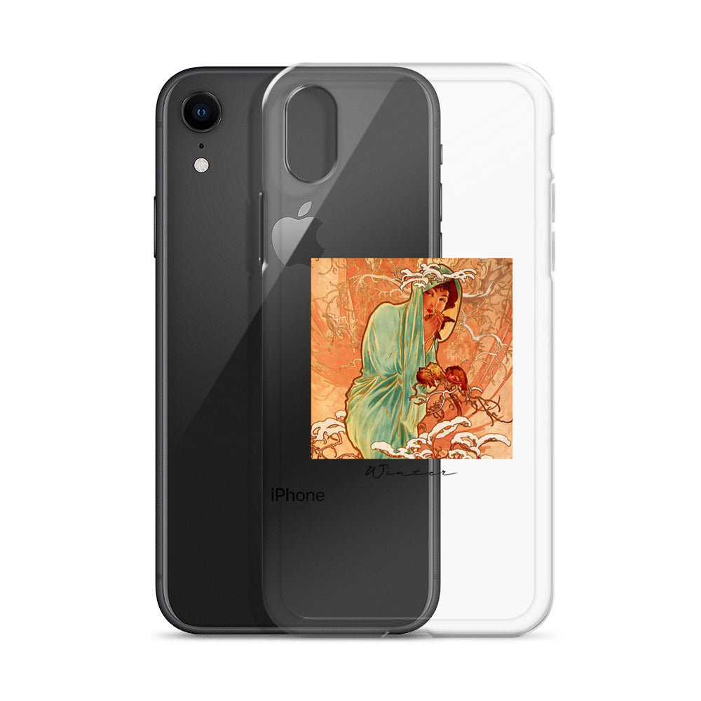 iPhoneケース|ミュシャ:冬