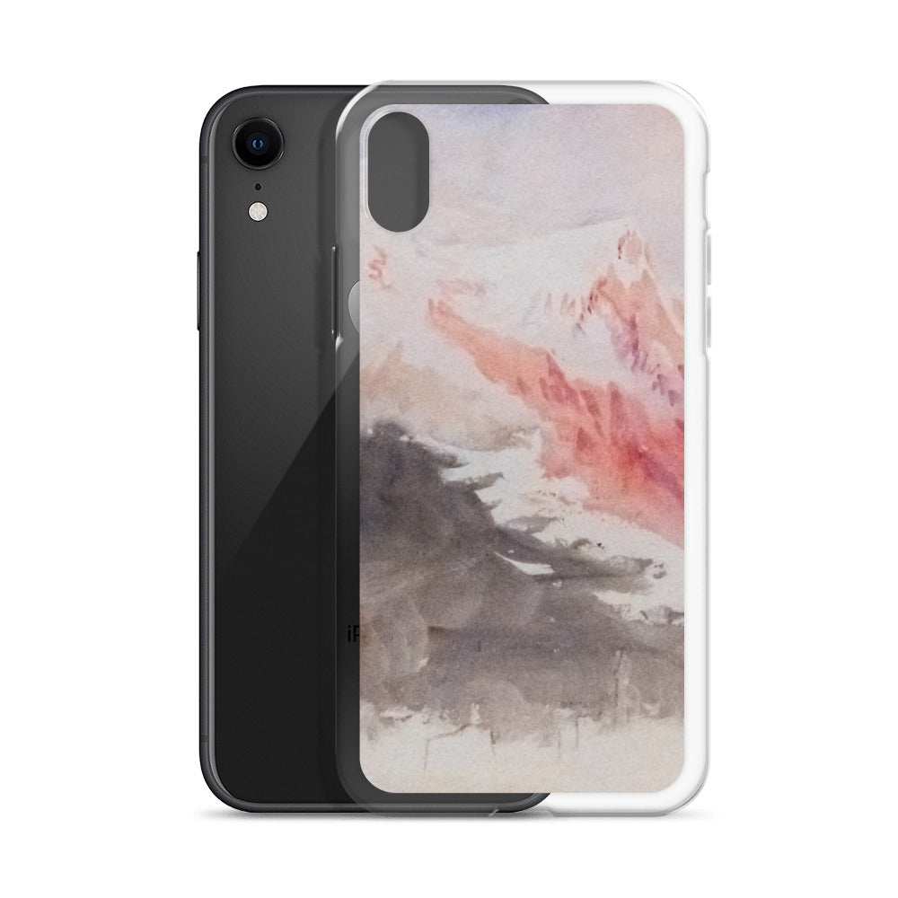 iPhoneケース|ジョセフ・マロード・ウィリアム・ターナー: 上空から見たモンブランとボッソン氷河