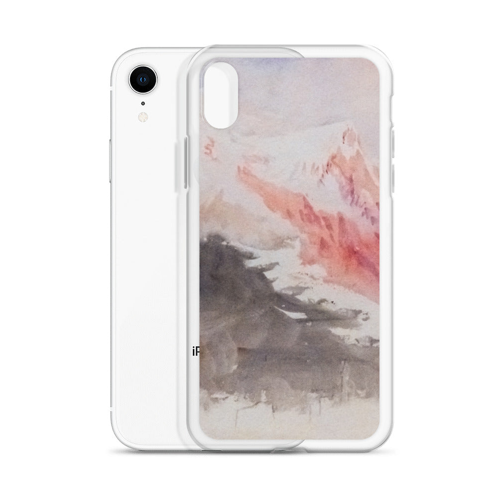 iPhoneケース|ジョセフ・マロード・ウィリアム・ターナー: 上空から見たモンブランとボッソン氷河