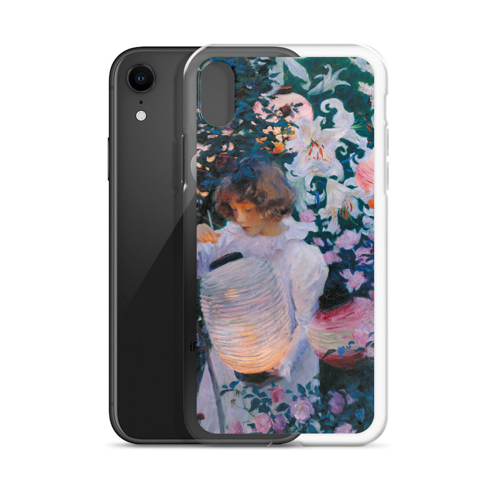 iPhoneケース|ジョン・シンガー・サージェント:カーネーション、リリー、リリー、ローズ