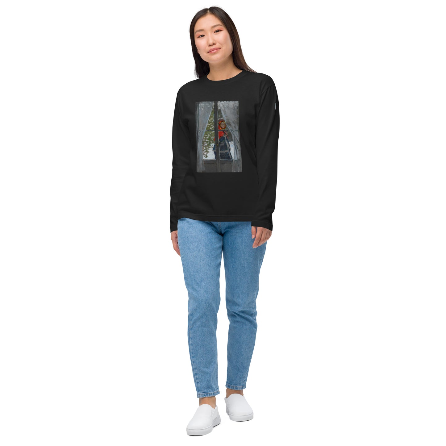 長袖Tシャツ|モネ:赤いハンカチ