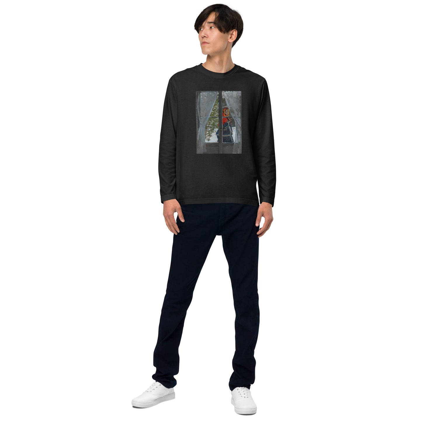 長袖Tシャツ|モネ:赤いハンカチ
