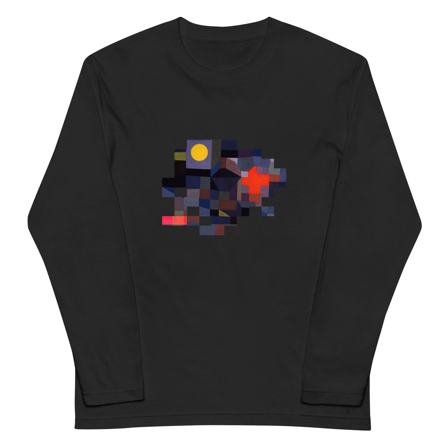 長袖Tシャツ|パウル・クレー:満月の炎