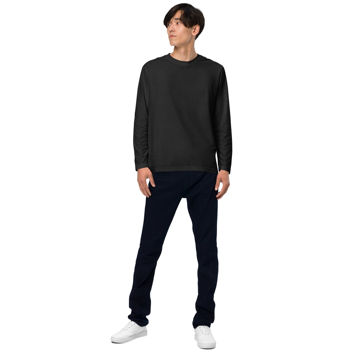 長袖Tシャツ(バックプリント)|ゴッホ:昼のオリーブの木