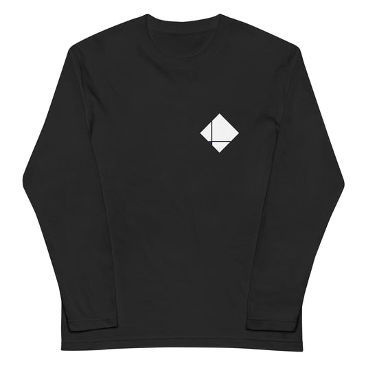 長袖Tシャツ|ピエト・モンドリアン:青のコンポジション