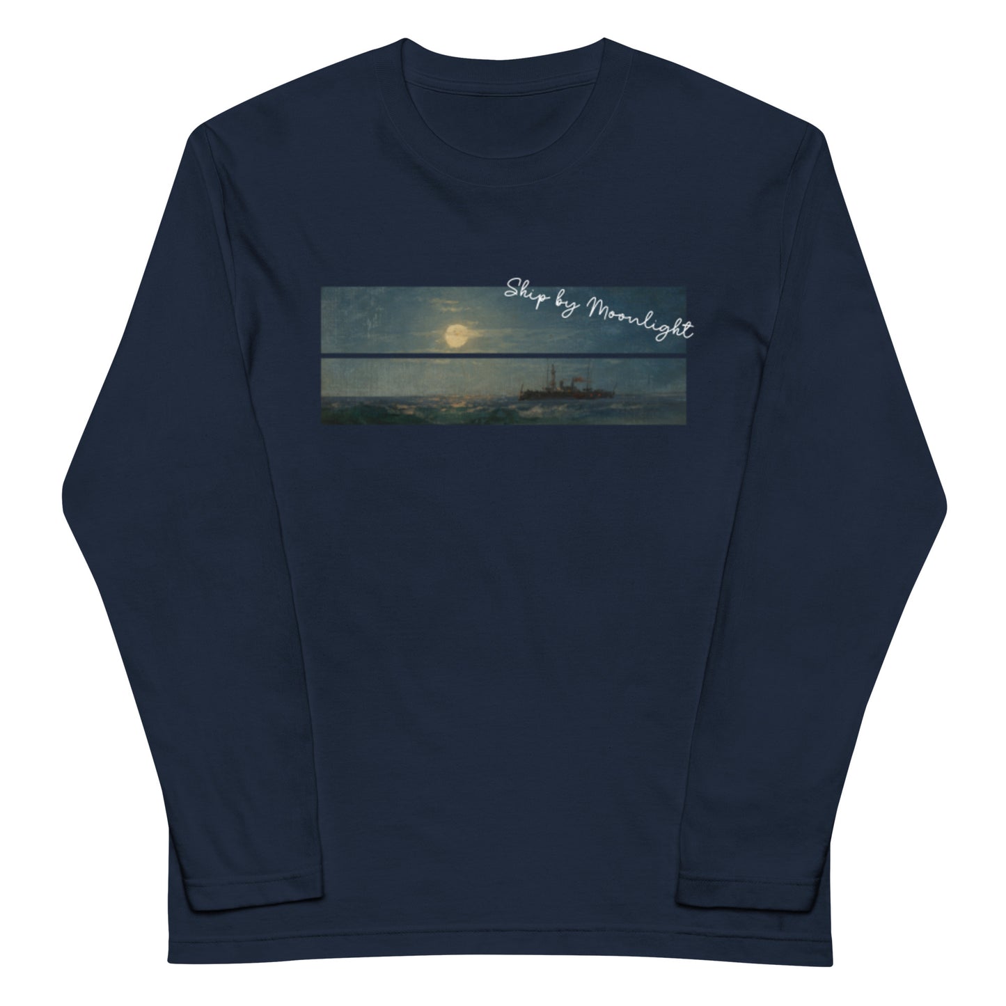 長袖Tシャツ|イワン・コンスタンティノヴィチ・アイヴァゾフスキー:ムーンライトで発送