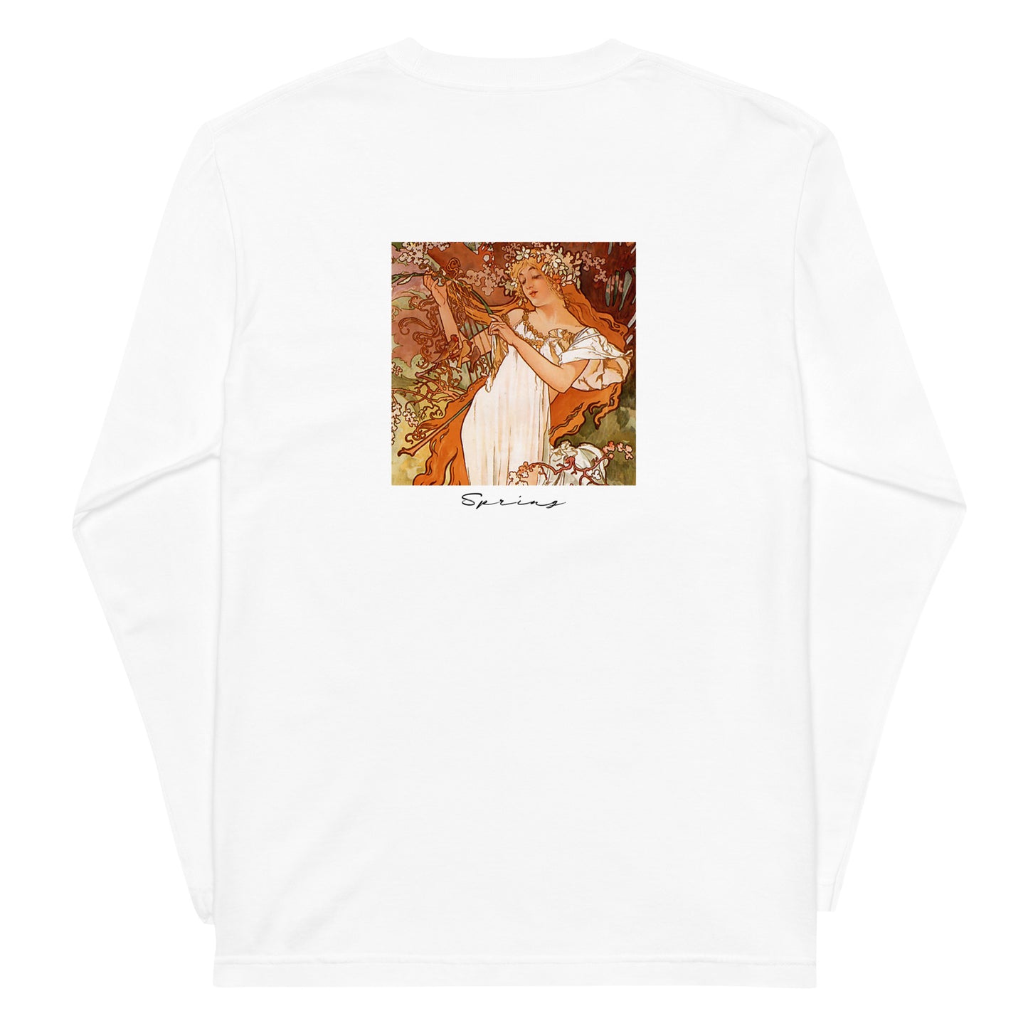 長袖Tシャツ(バックプリント)|ミュシャ:春
