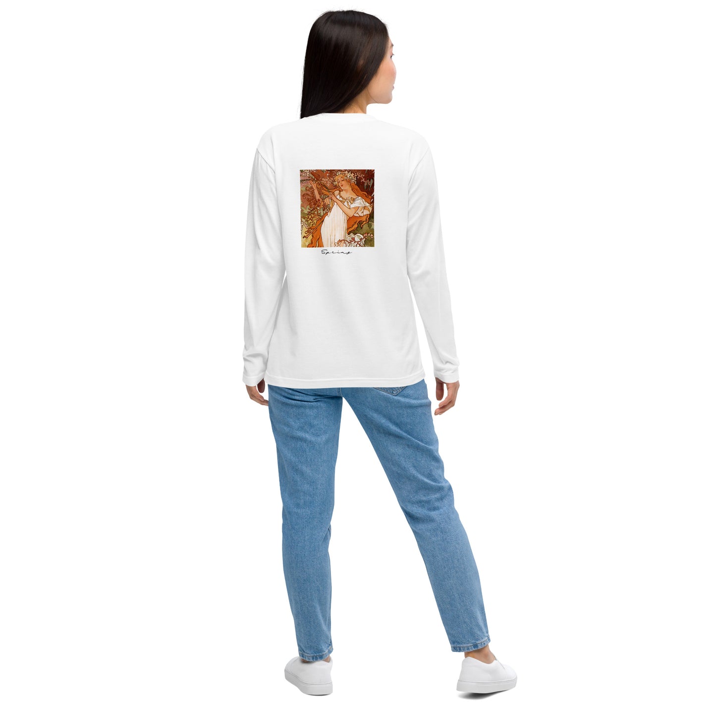 長袖Tシャツ(バックプリント)|ミュシャ:春