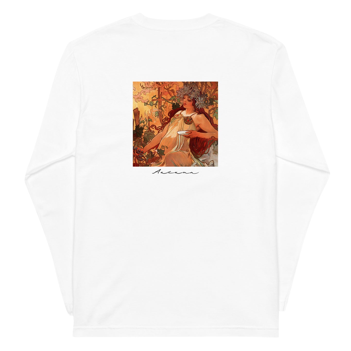 長袖Tシャツ(バックプリント)|ミュシャ:秋