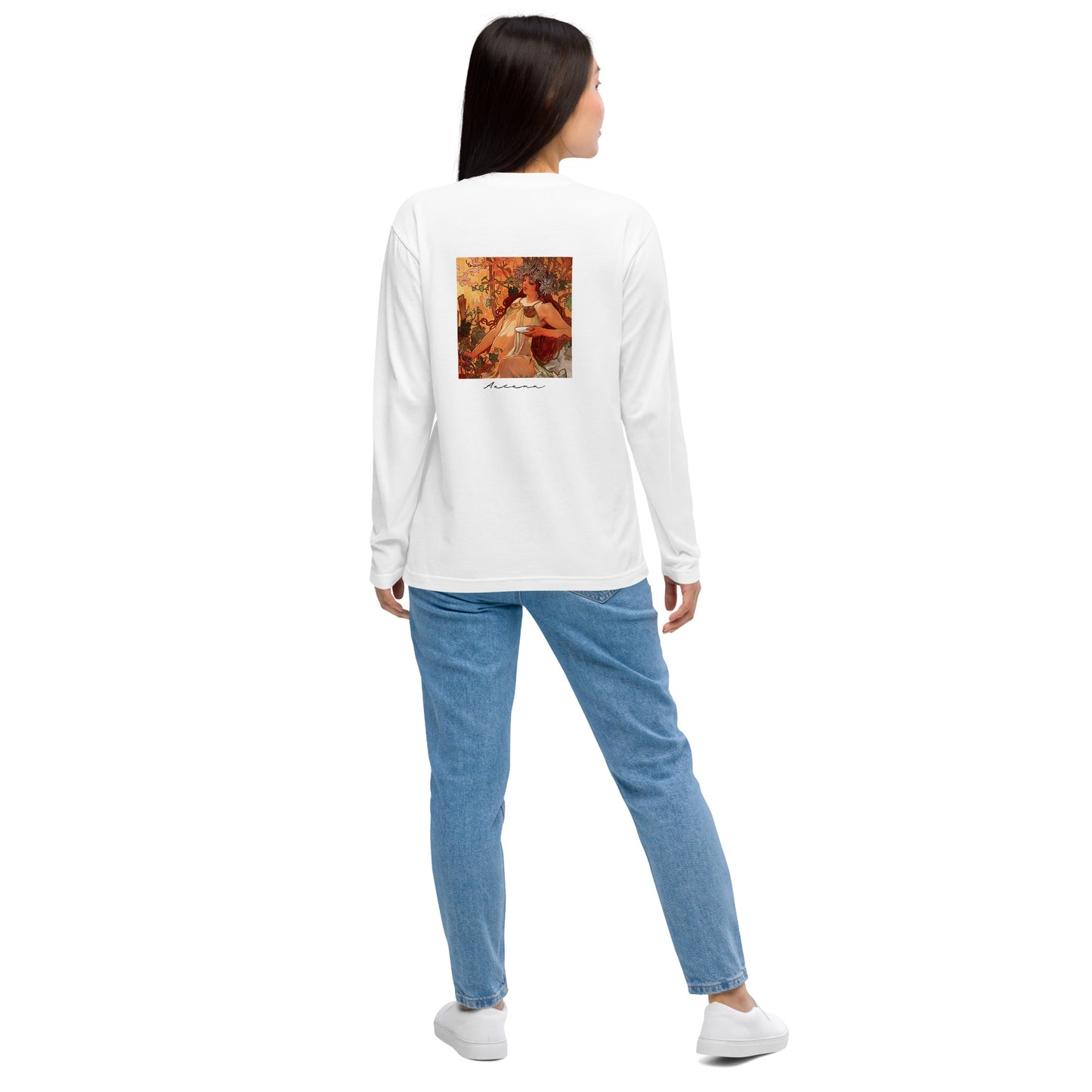 長袖Tシャツ(バックプリント)|ミュシャ:秋