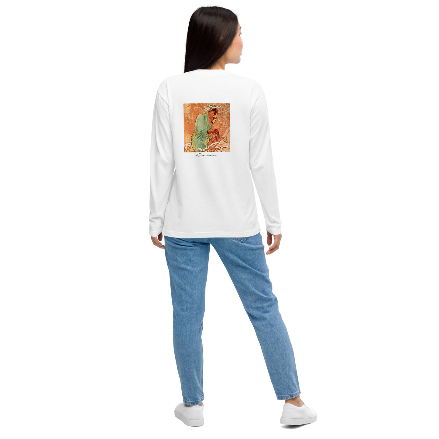 長袖Tシャツ(バックプリント)|ミュシャ:冬