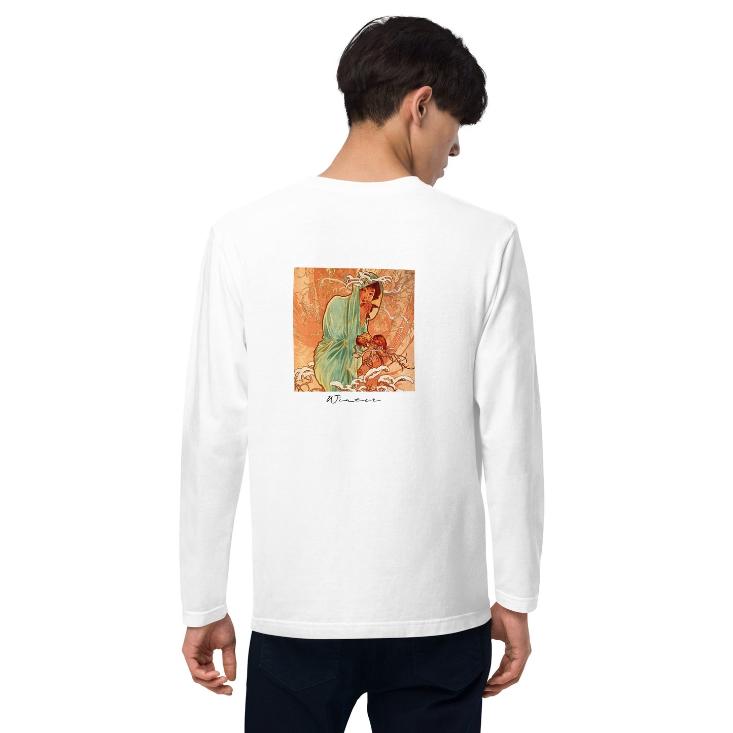 長袖Tシャツ(バックプリント)|ミュシャ:冬