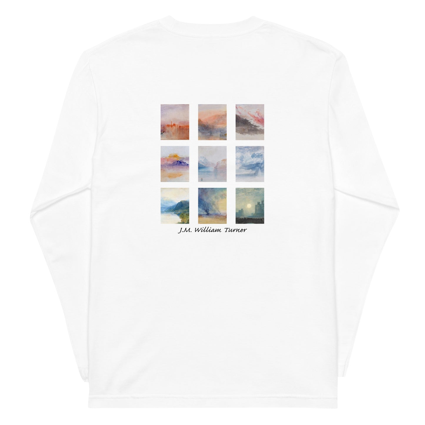 長袖Tシャツ(バックプリント)|ジョセフ・マロード・ウィリアム・ターナー: パークのアルズウォーター