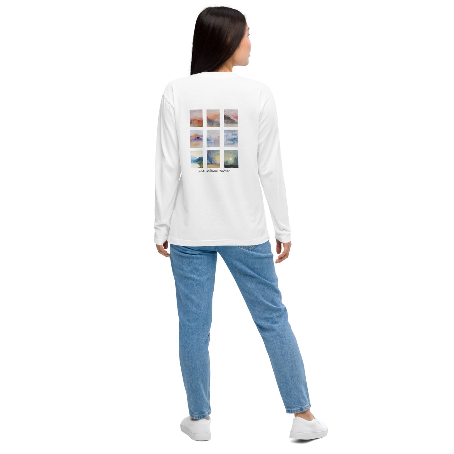 長袖Tシャツ(バックプリント)|ジョセフ・マロード・ウィリアム・ターナー: パークのアルズウォーター